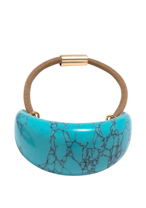 Jennifer Behr Winona marble-effect hair tie - Blue