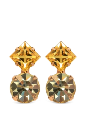 Jennifer Behr Gaven crystal-embellished earrings - Pink