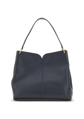 GIANNI CHIARINI Sandra grained leather shoulder bag - Blue