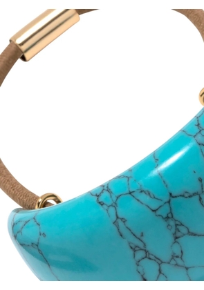 Jennifer Behr Winona marble-effect hair tie - Blue