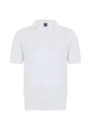 Fedeli short-sleeve V-neck T-shirt - White