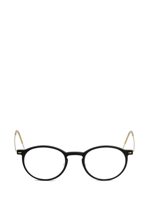 Lindberg round-frame titanium glasses - Black