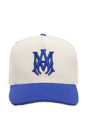 AMIRI logo-embroidered cotton baseball cap - Neutrals