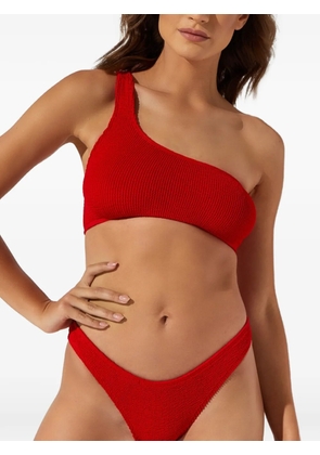 Bond-eye Samira one-shoulder top bikini - Red