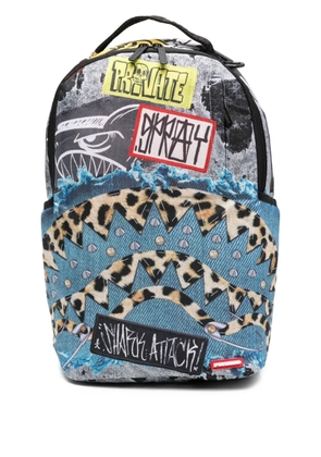 Sprayground paneled backpack - Blue