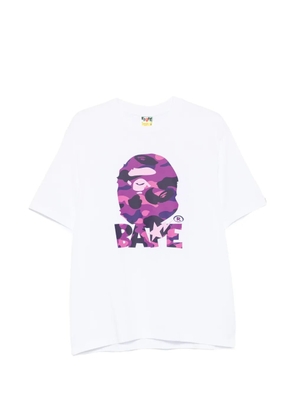 A BATHING APE® logo-print T-shirt - White