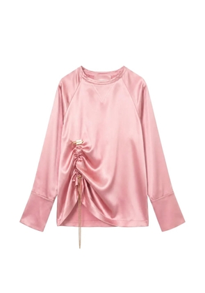 Danamé ruched chain-detail top - Pink