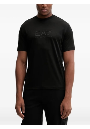 Ea7 Emporio Armani logo-print crew-neck T-shirt - Black