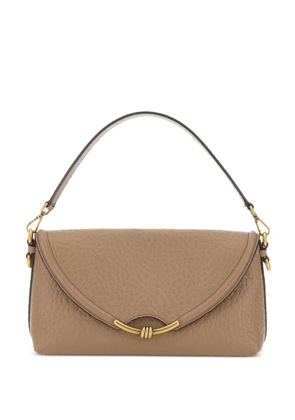 GIANNI CHIARINI Bea maxi grain leather shoulder bag - Neutrals