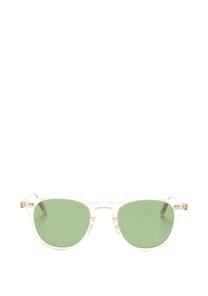 Garrett Leight Hampton round-frame sunglasses - Neutrals