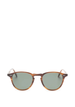 Garrett Leight Hampton round-frame sunglasses - Brown