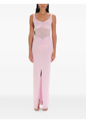 MANURÍ Kristen 2.5 bead-detail maxi dress - Pink