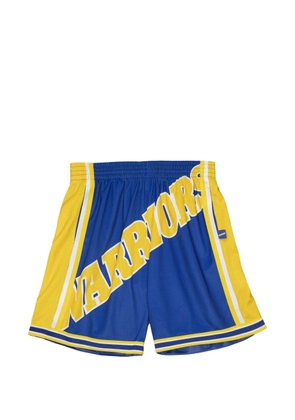 Mitchell & Ness x NBA Golden State Warriors Blown Out Fashion shorts - Blue