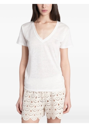 MC2 Saint Barth Eloise linen T-shirt - White