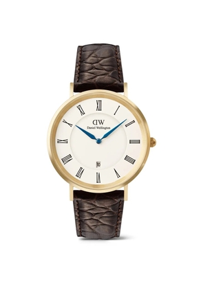 Daniel Wellington Classic Roman Numerals Date 40mm watch - White