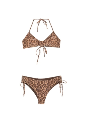 COTAZUR leopard-print bikini - Neutrals