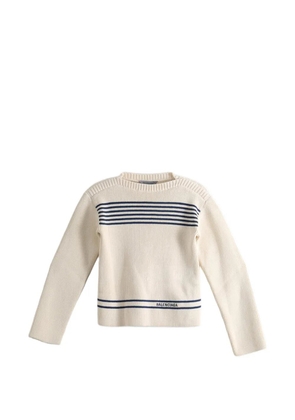 Balenciaga boat-neck sweater - Neutrals