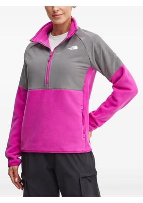 The North Face colourblock zip sweatshirt - Pink
