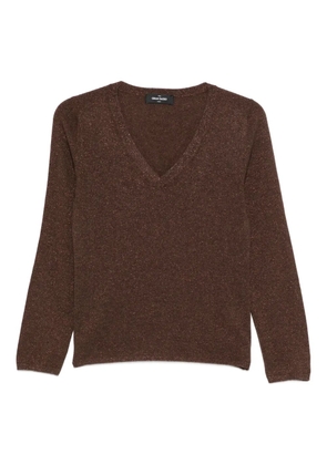 Gran Sasso V-neck sweater - Brown