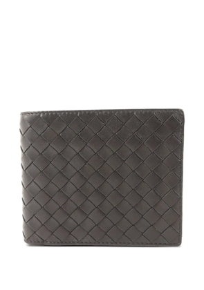 Bottega Veneta Pre-Owned Intrecciato bifold wallet - Black