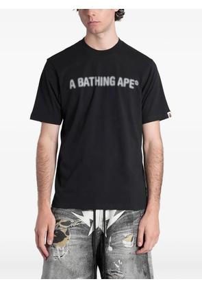 A BATHING APE® logo-print T-shirt - Black