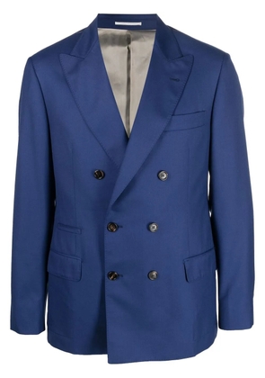 Brunello Cucinelli two-piece tailored double-breasted suit - Blue
