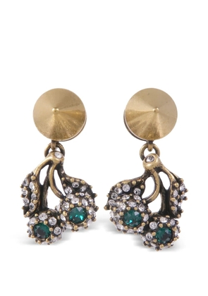 Gucci Pre-Owned crystal-embellished earrings - Gold
