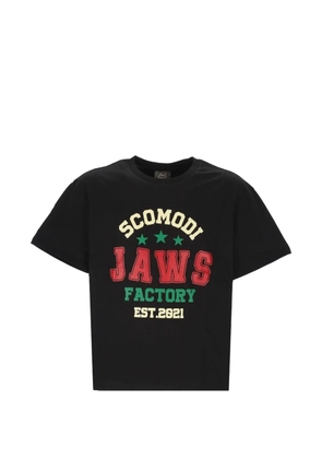 Jaws Scomodi logo-print T-shirt - Black