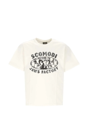 Jaws graphic-print T-shirt - Neutrals