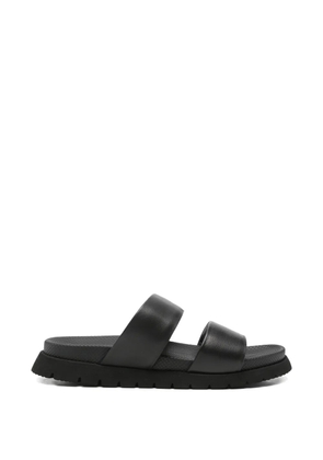 SERGIO MORETTI FIRENZE double-strap sandals - Black