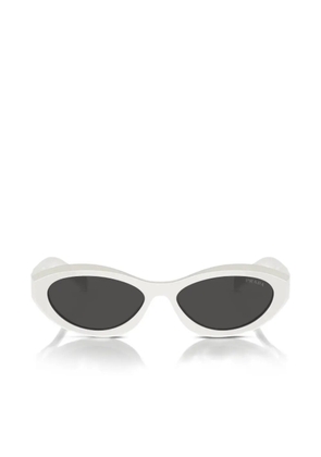 Prada Eyewear oval-frame sunglasses - White