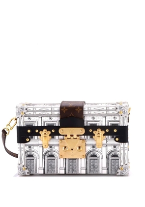 Louis Vuitton Pre-Owned Petite Malle Handbag Limited Edition Fornasetti Architettura Print Leather and Monogram Canvas crossbody bag - Multicolour
