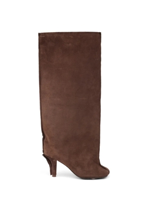 MM6 Maison Margiela Anatomic suede boots - Brown