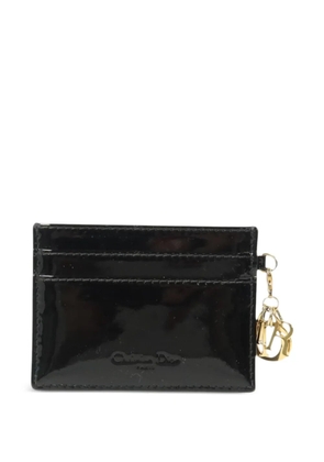 Christian Dior Pre-Owned Lady Dior leather card case - Black