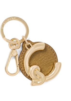 Coccinelle C-Me keyring - Gold