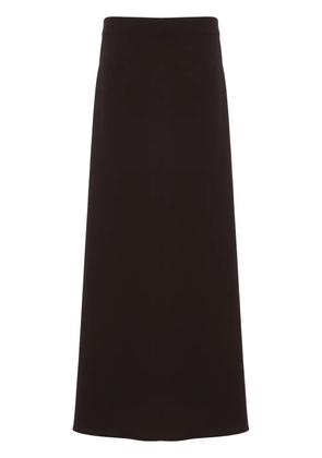 P.A.R.O.S.H. A-line midi skirt - Brown