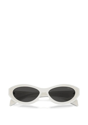 Prada Eyewear oval-frame sunglasses - White