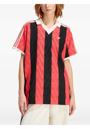 adidas striped short-sleeve T-shirt - Red