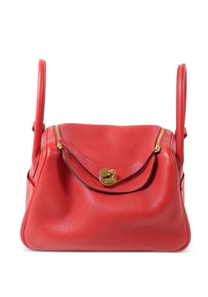Hermès Pre-Owned 2017 Lindy Togo leather shoulder bag - Red