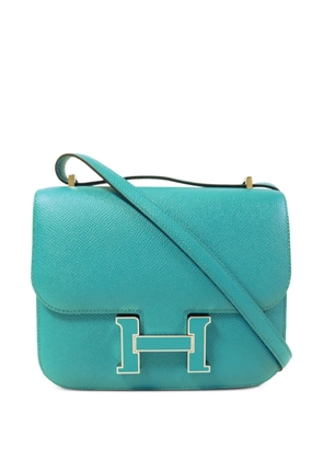 Hermès Pre-Owned mini Constance Epsom crossbody bag - Blue