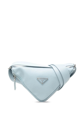 Prada Pre-Owned 2013-2026 Saffiano Cuir Triangle Convertible shoulder bag - Blue