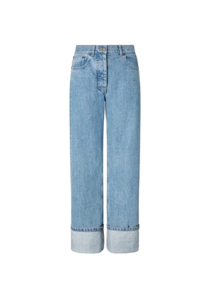 Thom Browne turn-up jeans - Blue