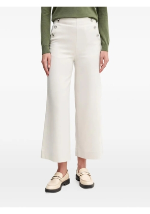 Benetton button-detail trousers - White
