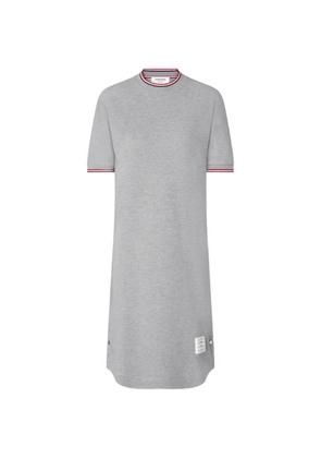 Thom Browne pique dolman mini T-shirt dress - Grey