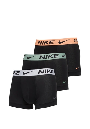 Nike logo-waistband trunks - Black