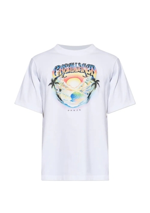 Casablanca graphic-print T-shirt - White
