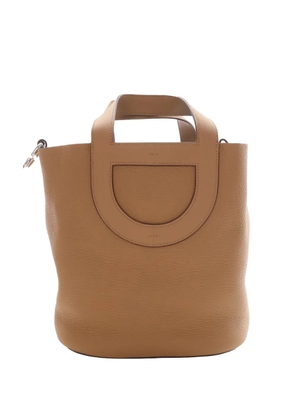 Hermès Pre-Owned 2023 Clemence and Swift In the Loop 23 handbag - Brown