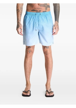 Daily Paper ombre Shield swim shorts - Blue