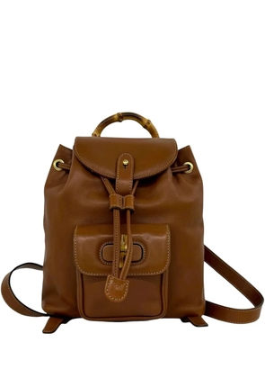 Gucci Pre-Owned 20th Century Bamboo backpack - Brown