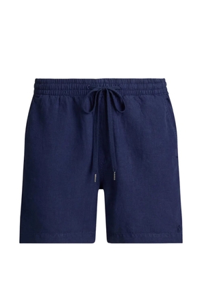 Polo Ralph Lauren drawstring embroidered shorts - Blue